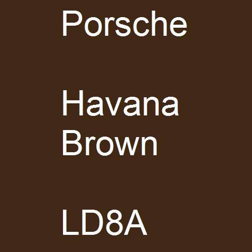 Porsche, Havana Brown, LD8A.